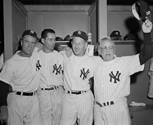 Casey Stengel with Yankees After Victory