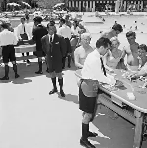 Casino Prints: Casino Dealers in Shorts