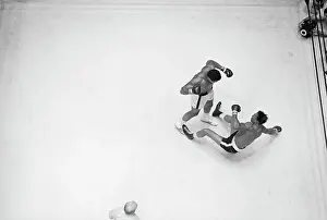 Knockout Prints: Cassius Clay and Cleveland Williams in Ring