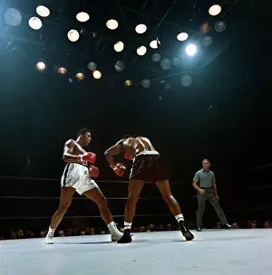 Cassius Clay Fighting Floyd Patterson