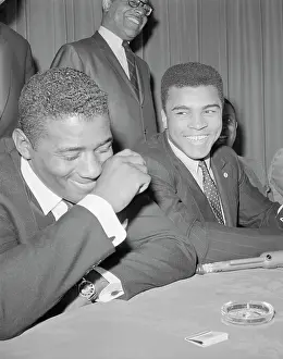Opponent Prints: Cassius Clay and Floyd Patterson at Press Conference