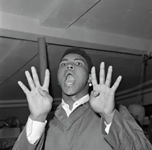 Arrogance Prints: Cassius Clay Holding Up Eight Fingers