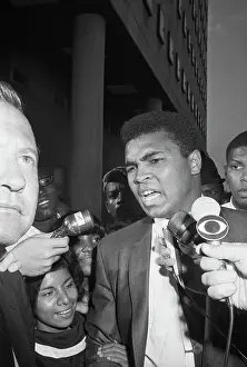 Cassius Clay Leaving Federal Court