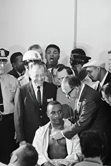 Athletic Trainer Prints: Cassius Clay Shouting at Sonny Liston During Weigh In