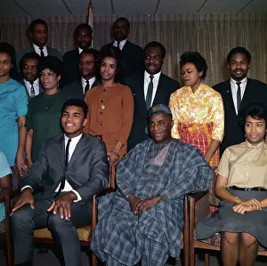 Nigeria Prints: Cassius Clay and with S.O. Adebo and Mission Office