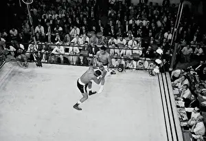 Cassius Clay and Sonny Liston in Ring