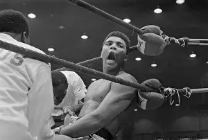 Cassius Clay After Winning Championship