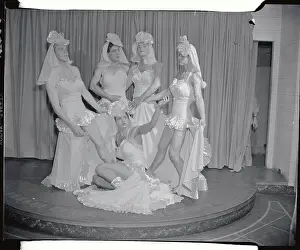 Four Cast Members of This Is The Army on Stage