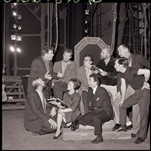 Cast of Play Moby Dick with Director
