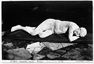 Casting of Pompeii Victim