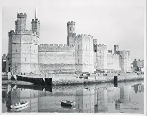 Charles Prints: Castle in Caernarvon for Prince Charles Investiture