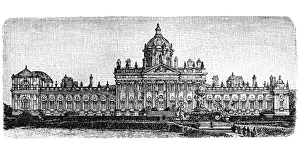 60595 Prints: The Castle Howard, Yorkshire, England, UK