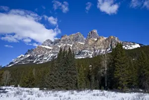 Castle Mountain, Banff National Park, Alberta, Canada