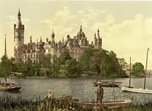 Refurbishment Prints: The castle in Schwerin, Mecklenburg-Vorpommern