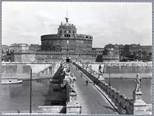 Walkway Prints: Castle of St. Angelo in Rome