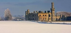 Castle Winter Scene Ducketts Grove, Carlow, Ireland