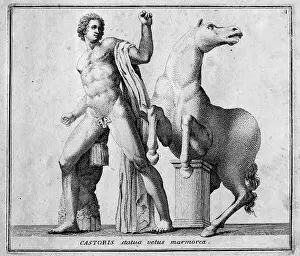 Eighteenth Century Prints: Castor, one of the sons of Zeus