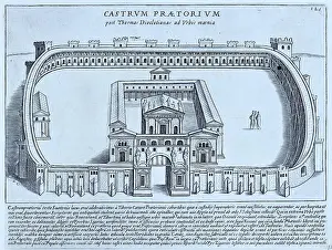 Ethnologies Prints: Castrum Praetorium (post Thermas Diocletianas ad Urbis Moenia)