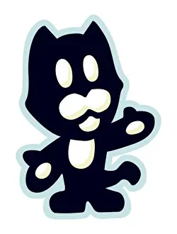 Illustration And Prints: Cat Gesturing