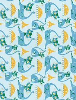 Images Dated 20th March 2015: Cat pattern