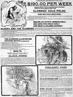 Lecture Prints: Catalog Ad For Gold Rush Lecture Outfit