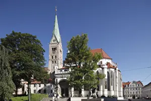 Cathedral, Augsburg, Schwaben, Bavaria, Germany, Europe