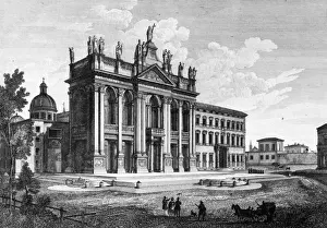 Landscape Male Female Architectural Prints: Cathedral Of Rome