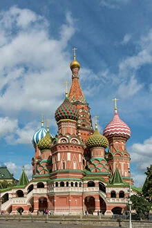 Cathedral Gallery: Cathedral of Saint Basil the Blessed in Red Square in Moscow, Russia