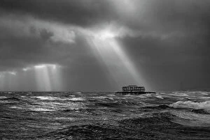 A fascinating collection of images featuring great British piers: Cathedral sky over The West Pier