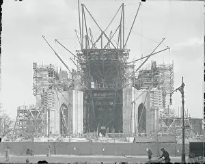 Cathedral of St.John the Divine Under Construction 1926