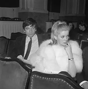 Movie Theater Prints: Catherine Deneuve and Husband David Bailey at Movie Premier