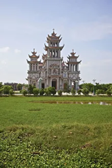 Catholic Church, Giao Thien Commune, Red River Delta, Xuan Thuy National Park, Vietnam Catholic Church, Giao Thien Commune, Red River Delta, Xuan Thuy National Park, Vietnam