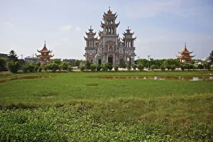 Catholic Church, Giao Thn Commune, Ramsar site and Biosphere Reserve, Red River Delta, Xuan Thuy national park, Vietnam Catholic Church, Giao Thn Commune, Ramsar site and Biosphere Reserve, Red River Delta, Xuan Thuy national park, Vietnam