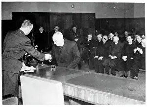 Czechoslovakia Prints: Catholic Priests Pardoned by Czechoslovakian President