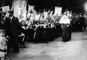 Banner Sign Prints: Catholic Procession