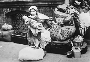 Dublin Prints: Catholic Refugee from Belfast Arrives in Dublin 1922