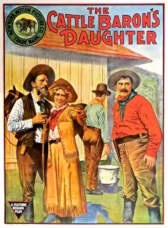 Cowboys Prints: The Cattle Baron's Daughter
