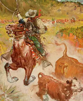 Bovine Prints: Cattle Driver