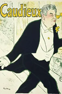 Henri De Toulouse Lautrec Prints: Caudieux - Singer at the Clubs Eldorado