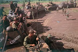 Cavalry Troops Entering Saigon