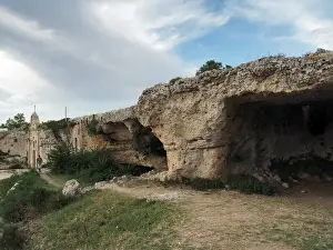 August Prints: Cave Dwellings And Ancient Rock Church In Gravina Di Matera (Matera Canyon)
