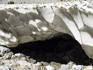Deep Snow Collection: Cave formed by the melting of a glacier