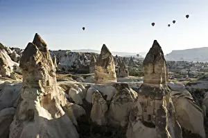 Rock Hoodoo Prints: Cave Houses, Goreme National Park, Turkey