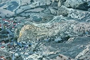 Images Dated 5th November 2014: Cavusin Village, aerial view, Cappadochia