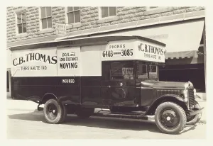 Vehicles Prints: C.B. Thomas Moving Truck