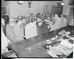 CCNY Basketball Players at Police Station