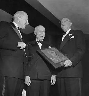 Lasky Prints: Cecil B. DeMille Attending Adolph Zukor Celebration