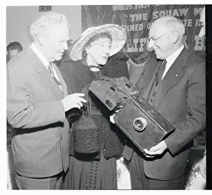 Cecil B. DeMille Attending Anniversary Filming Celebration