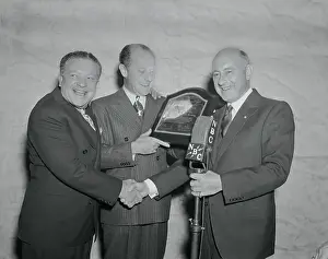 Cecil B Prints: Cecil B. DeMille Attending Famous Radio Team's Anniversary Event
