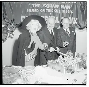 Lasky Prints: Cecil B. DeMille Attending Movie Pioneer Celebration